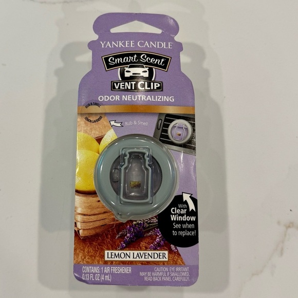 NWT Yankee Candle Vent Clip Lemon Lavender - Picture 1 of 2